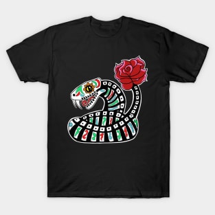 Dia De Los Muertos Snake T-Shirt